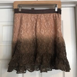 Romeo & Juliet Couture lace skirt